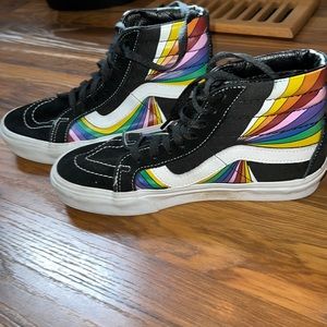 rainbow vans